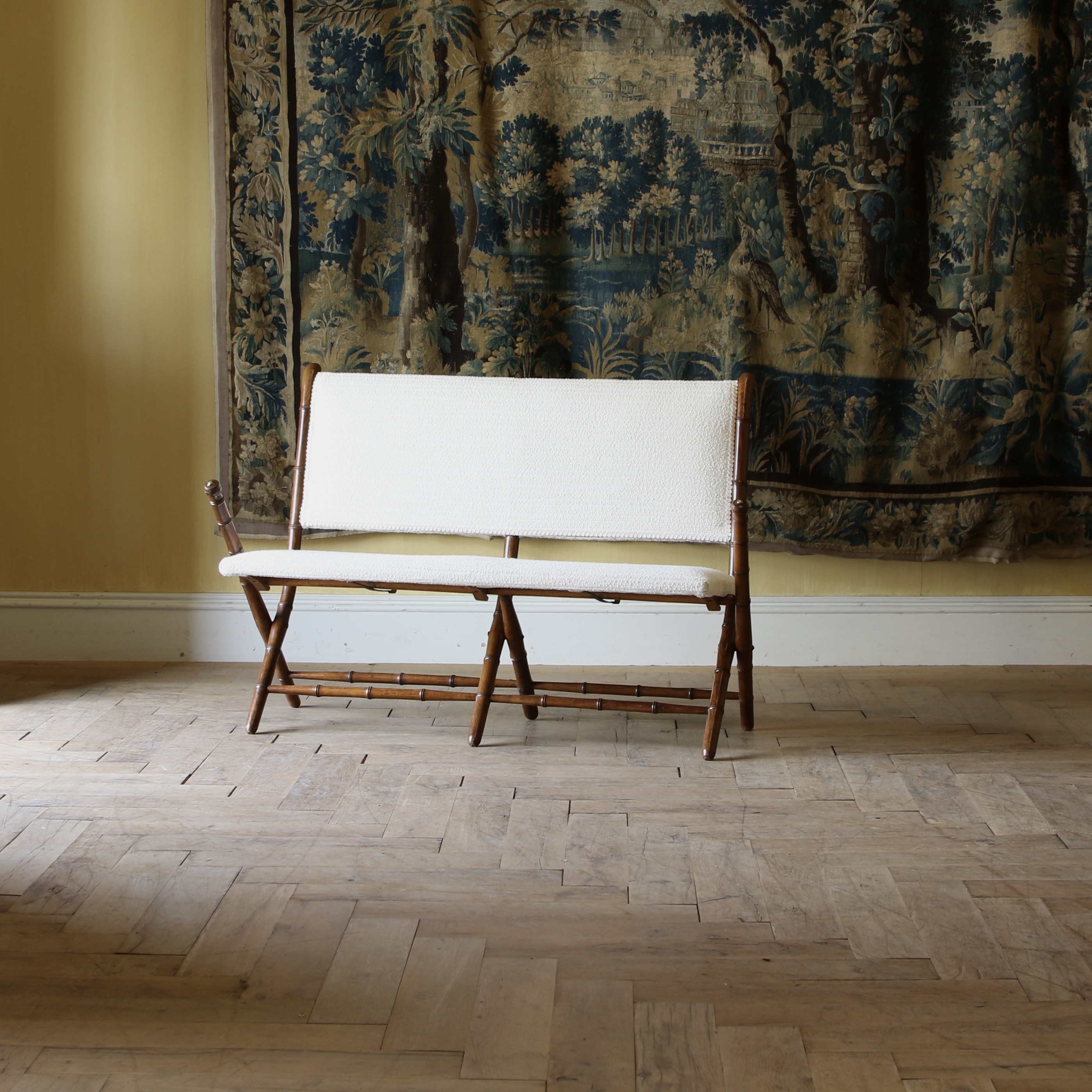 156-24 - French Campagne Folding Settee